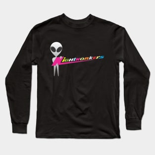 Lightworkers stand alien gray Long Sleeve T-Shirt